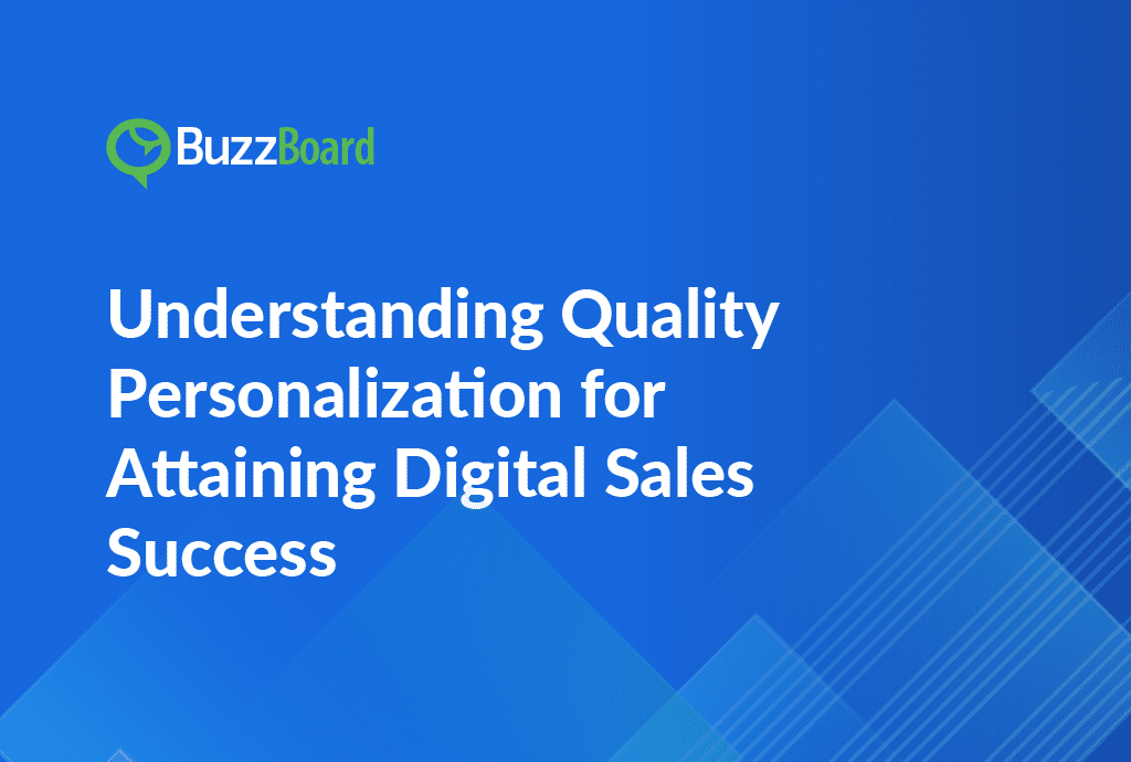 Understanding Quality Personalization for Attaining Digital Sales Success