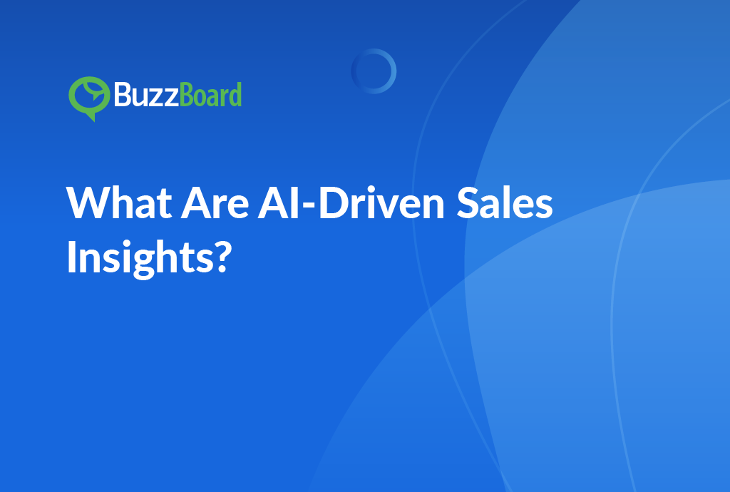 What Are AI-Driven Sales Insights?