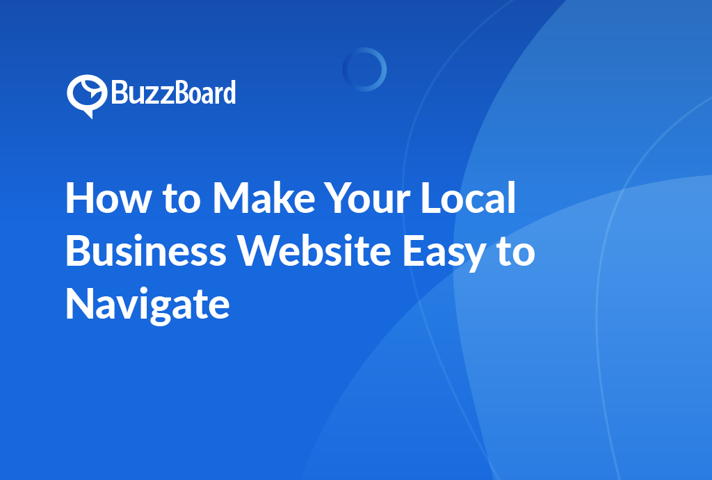 Local Business Website Navigation