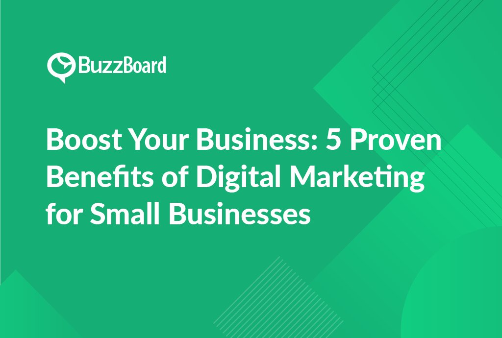 benefits of digital marketing for small businesses