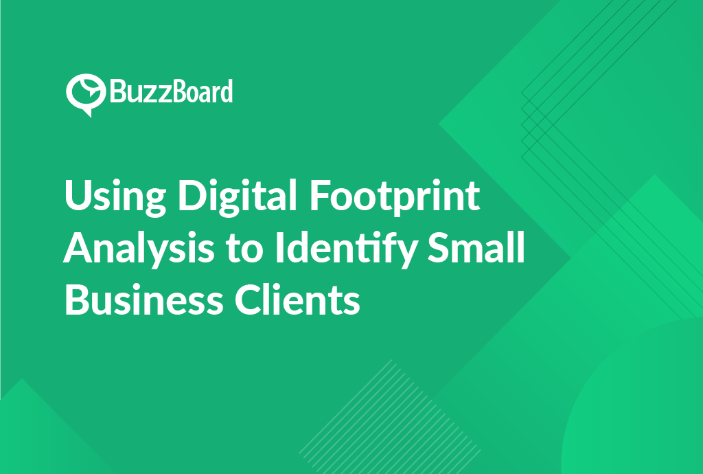 digital footprint analysis to Identify small business clients