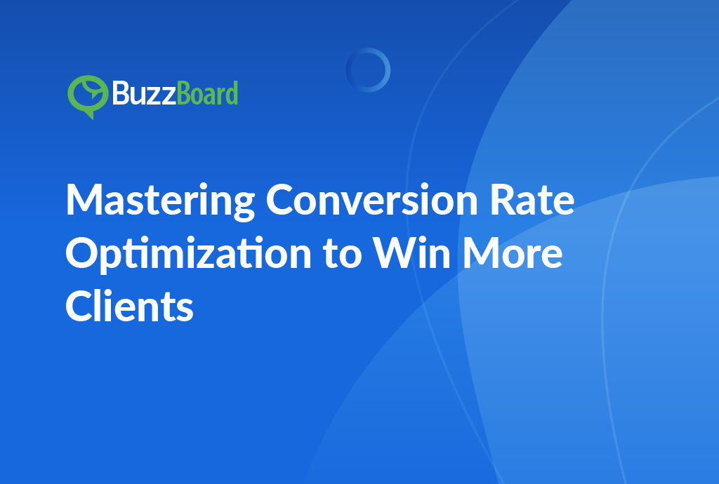 conversion rate optimization to win more clients