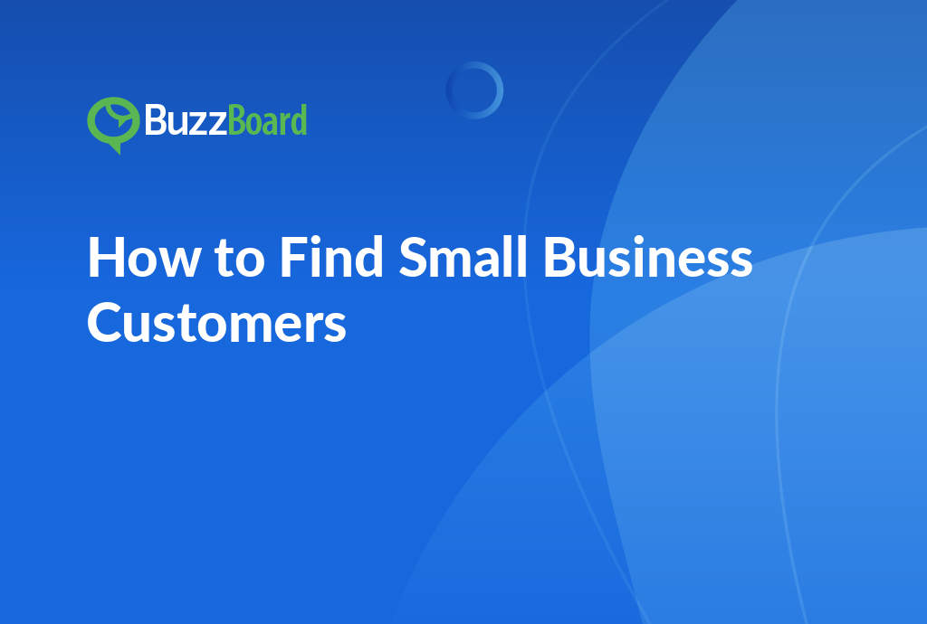 how to find small business customers
