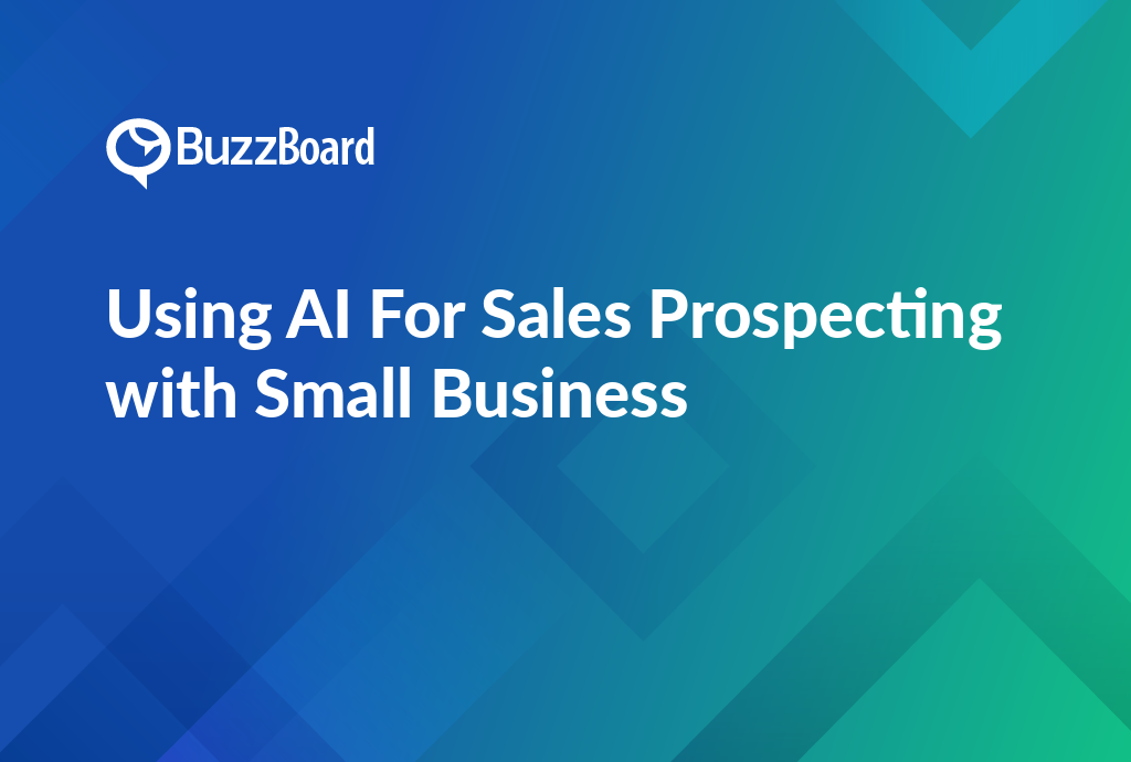 ai for sales prospecting with small business