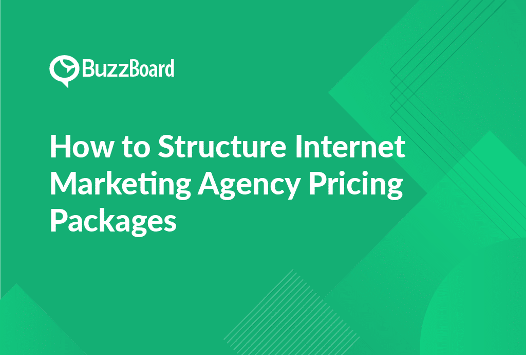 how to structure internet marketing agency pricing packages