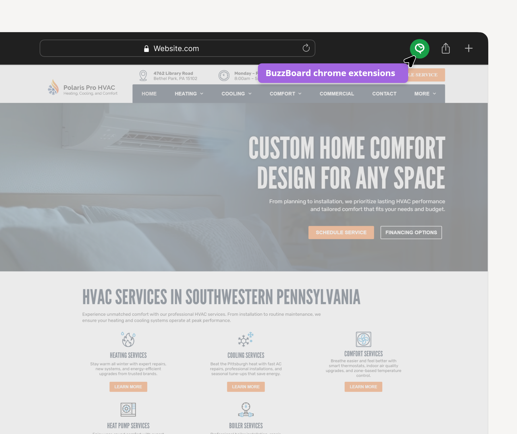 Browser-friendly, fast access